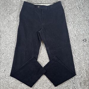Lauren Ralph Lauren Corduroy Pants Men's Size 32x32 Navy Blue Preppy Business